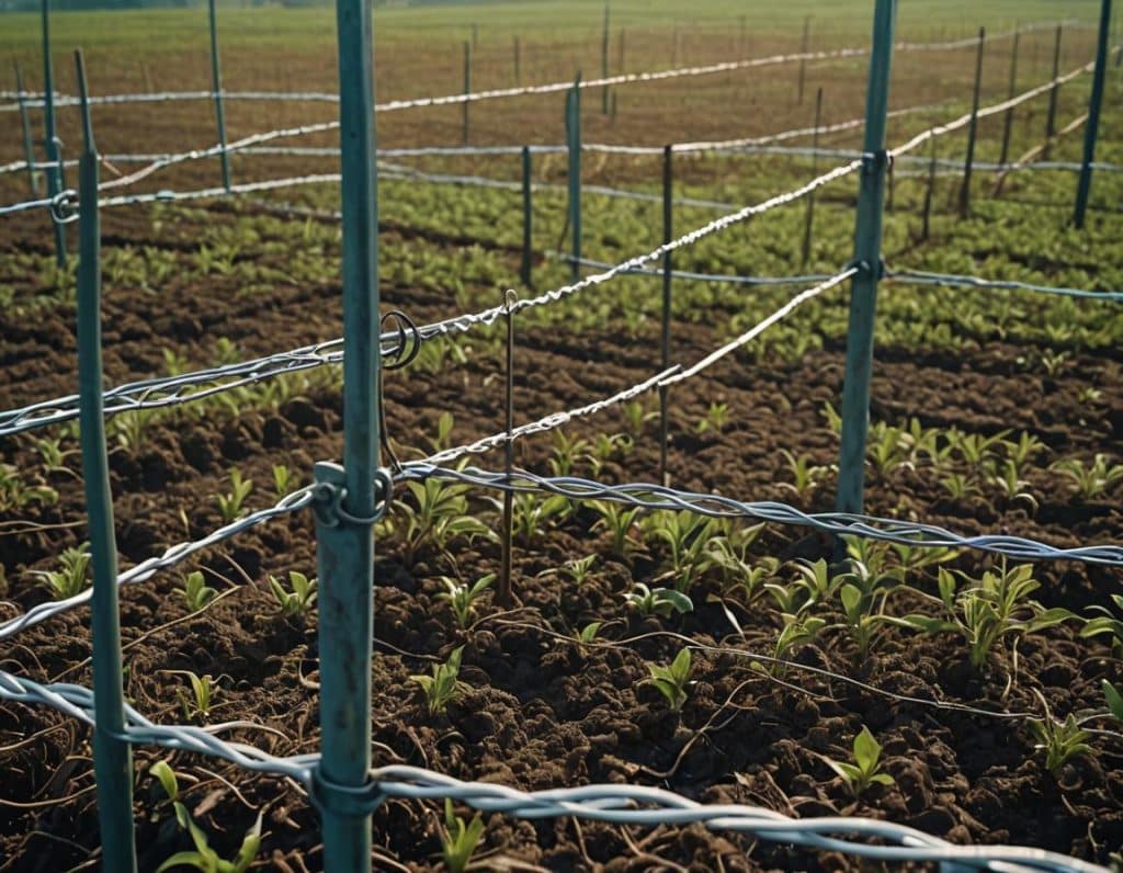 Using galvanized wire in Gardens and Farms