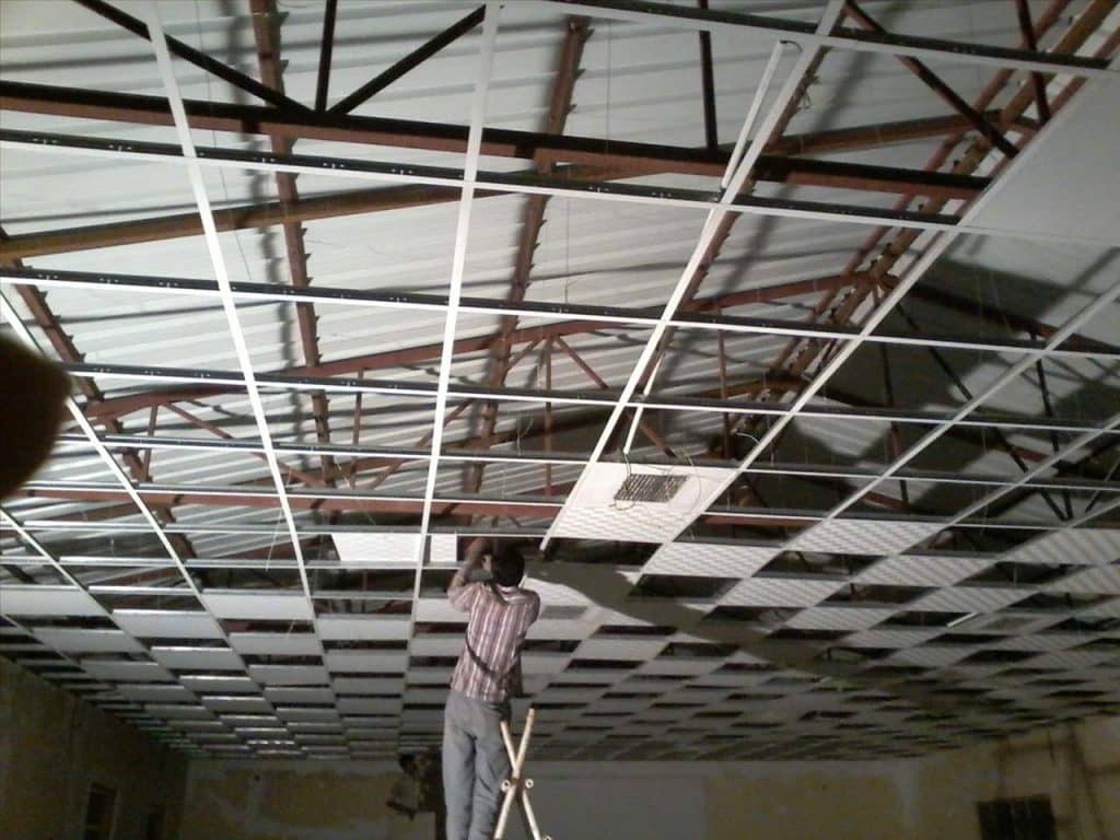 Galvanized Wire in Building Suspended Ceilings and Prefabricated Walls